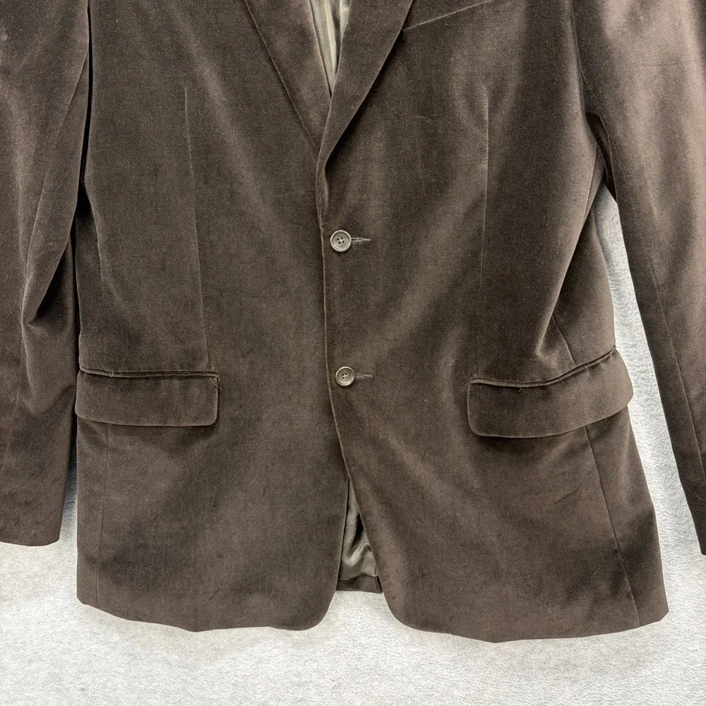 Banana Republic Men's Dark Brown Velvet Blazer